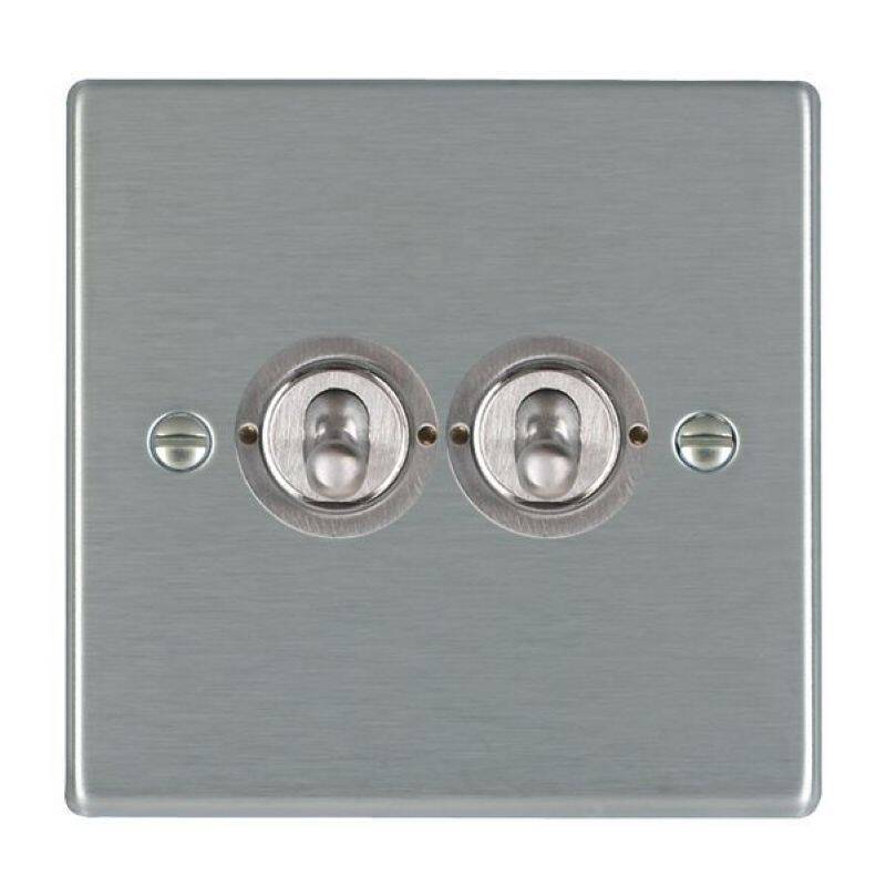 Image of Edit Hartland 2 Gang Two Way Toggle Switch