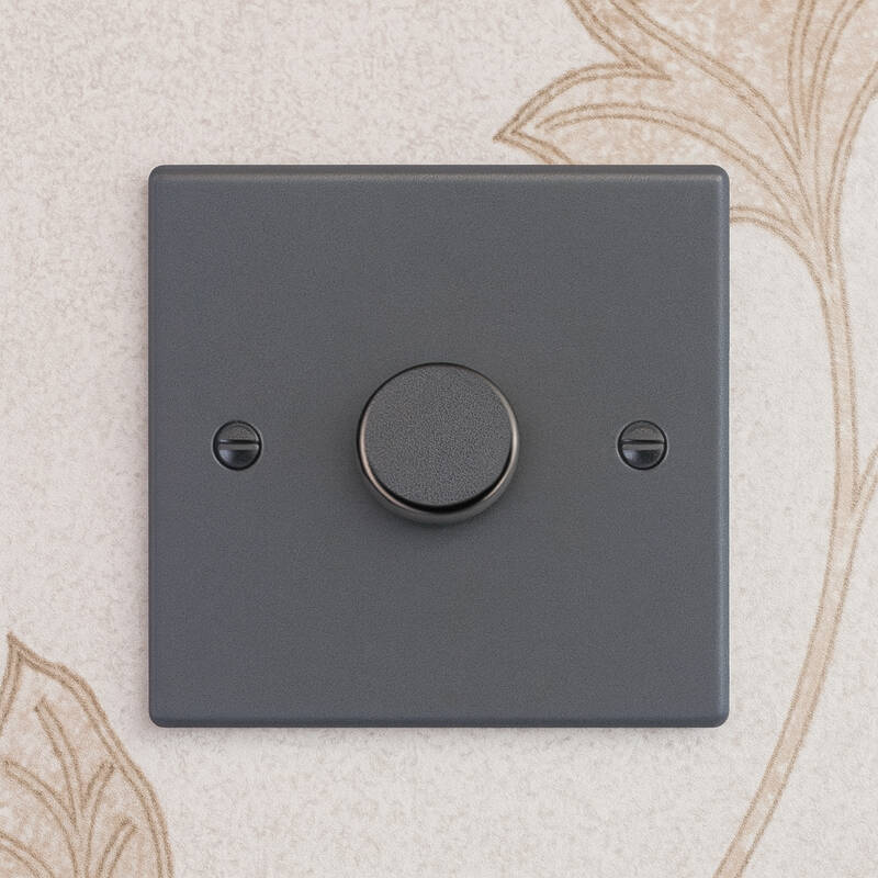 Image of Edit Hartland 2 Gang LED Two Way Rotary Dimmer Switch