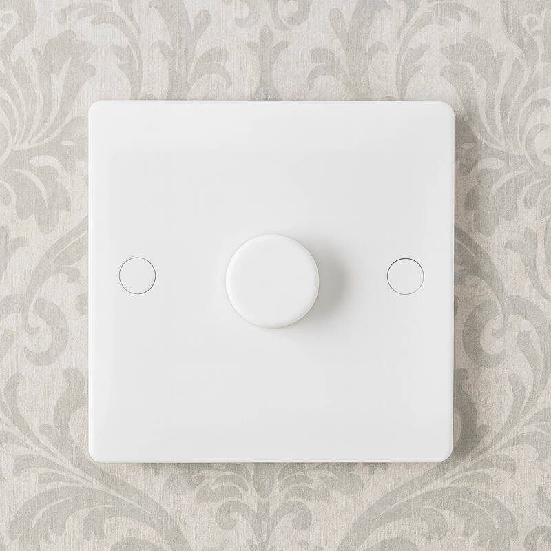 Image of Envirolight Verve 4 Gang LED Rotary Dimmer Switch