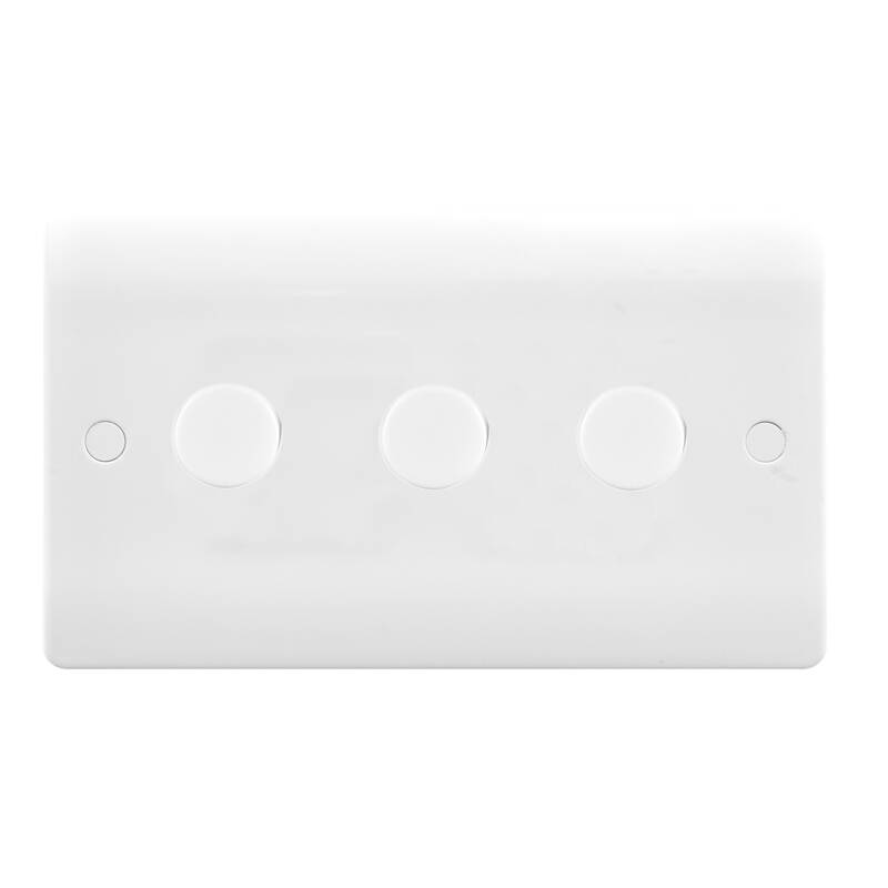 Image of Envirolight Verve 4 Gang LED Rotary Dimmer Switch