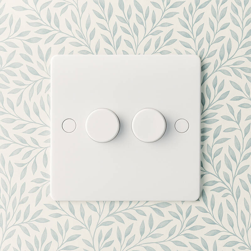 Image of Envirolight Verve 4 Gang LED Rotary Dimmer Switch