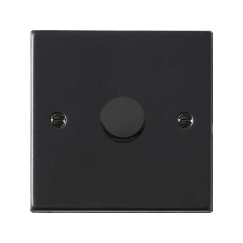 Image of Edit Hartland 2 Gang LED Two Way Rotary Dimmer Switch