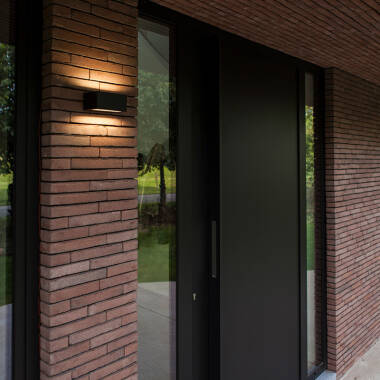 Image of Lutec Gemini 88 LED Outdoor Up & Down Wall Light