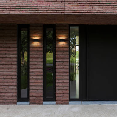 Image of Lutec Gemini 88 LED Outdoor Up & Down Wall Light