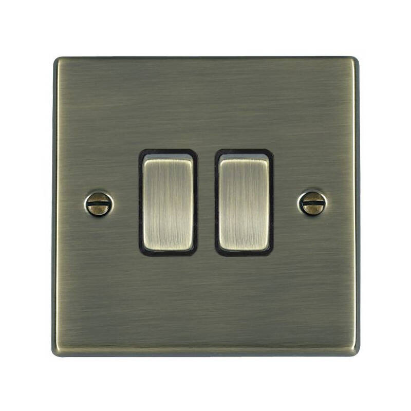 Image of Edit Hartland 2 Gang Two Way Rocker Switch