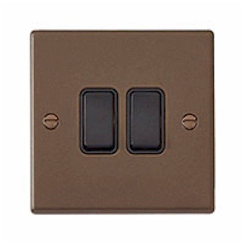 Image of Edit Hartland 2 Gang Two Way Rocker Switch
