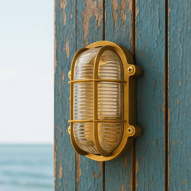 Image of Westport Coastal Sheringham Outdoor Flush Wall Light