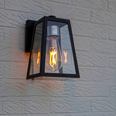 Image of Lutec Fia Outdoor Lantern Wall Light