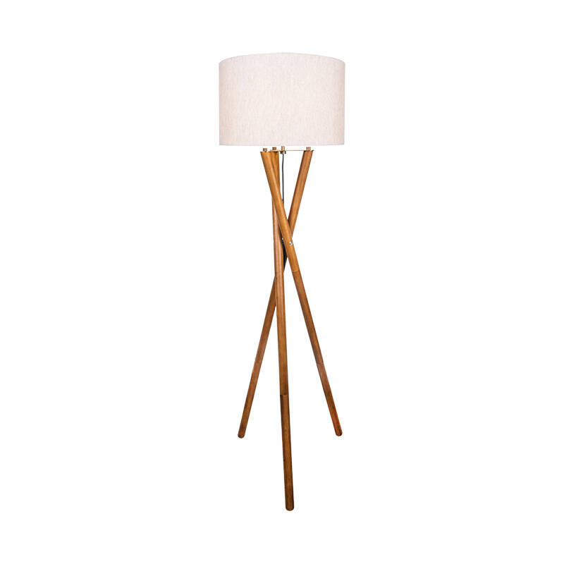 Image of Wisteria Lilian Wood Floor Lamp