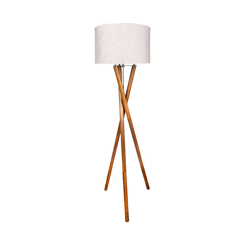 Image of Wisteria Lilian Wood Floor Lamp