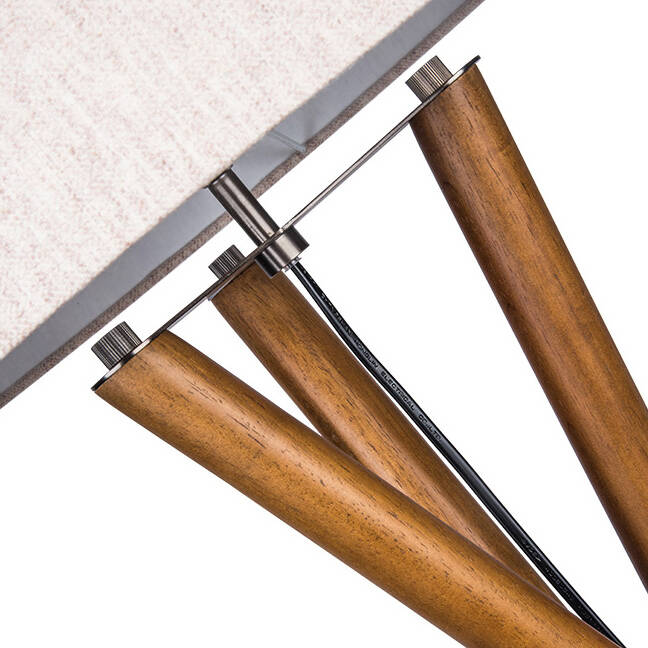 Image of Wisteria Lilian Wood Floor Lamp