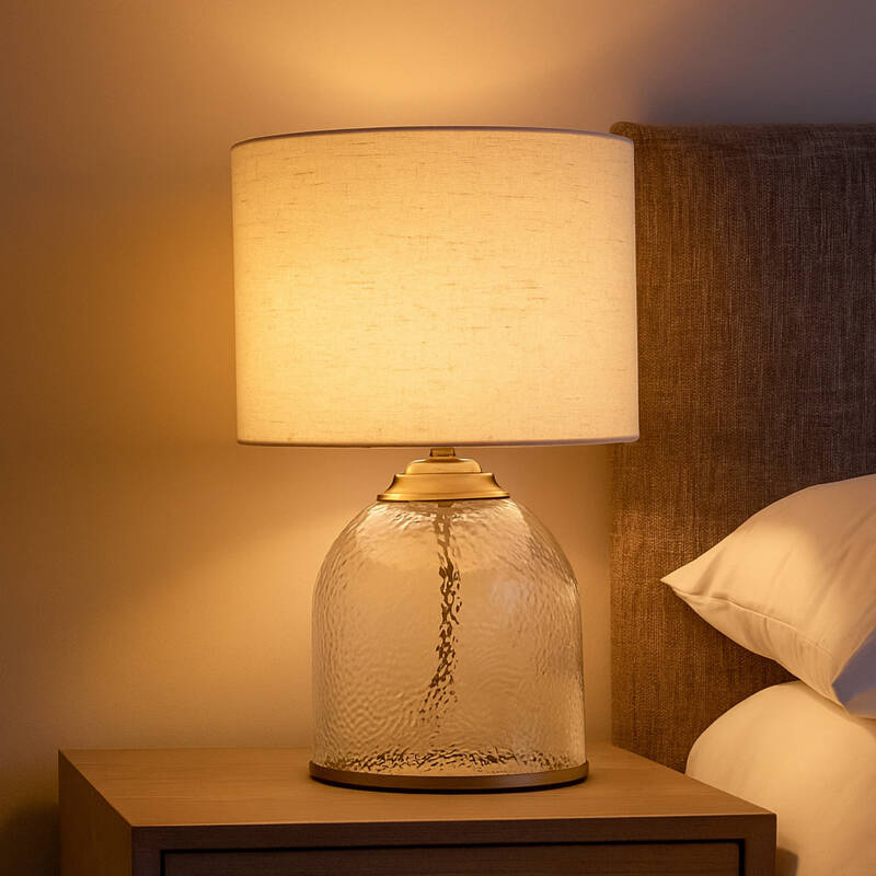 Image of Wisteria Olive Glass Table Lamp