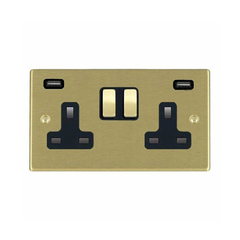 Image of Edit Hartland UK Socket with USB A Charging Ports