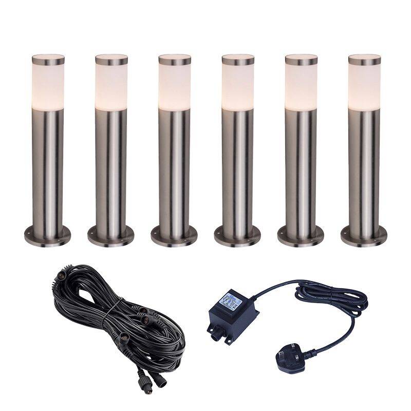 Image of Easyfit 12V Garden Lights - Flora LED Bollard Light Kit - 6 Lights