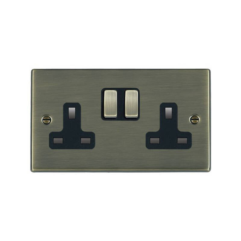 Image of Edit Hartland 2 Gang Double UK Socket