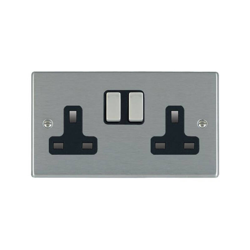 Image of Edit Hartland 2 Gang Double UK Socket