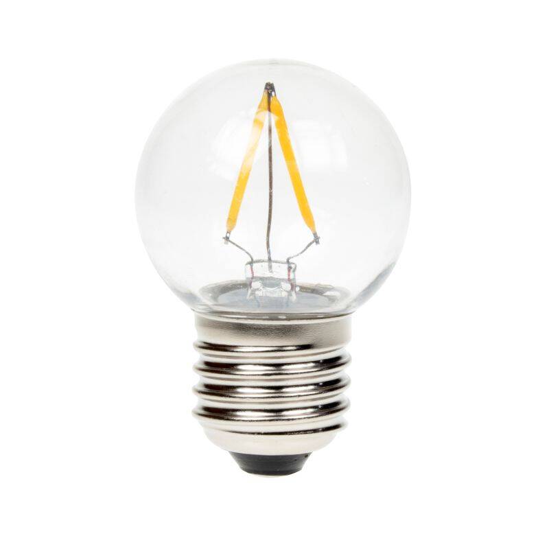 Image of Envirolight Shatterproof Festoon 2W Warm White Dimmable LED Decorative Filament Golfball Bulb