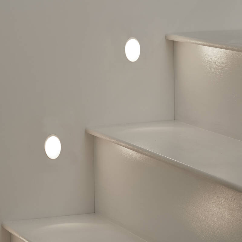 Image of Envirolight Zaha Plaster-In Trimless 3000K LED Recessed Wall Light