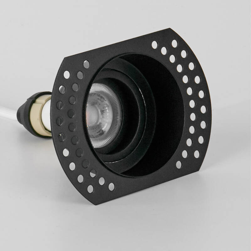 Image of Envirolight Round Recessed Plaster-In Trimless IP65 Fire Rated Fixed Downlight