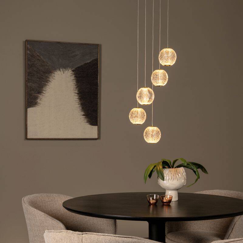 Image of Lucide Cintra 5 Light LED Cascade Pendant