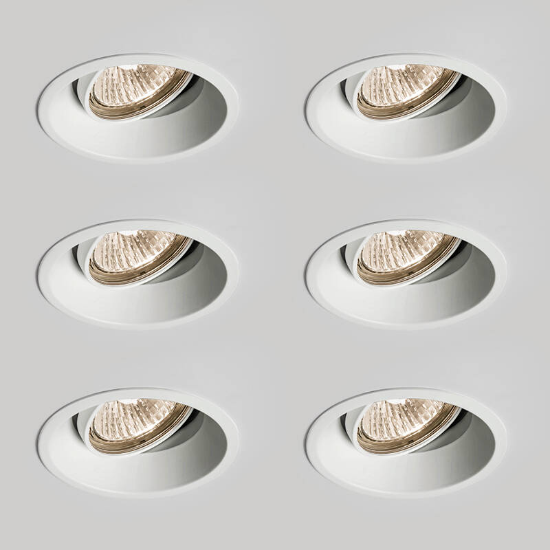 Image of Astro Minima Deep Recessed Adjustable Fire Rated Downlight - Pack of 6