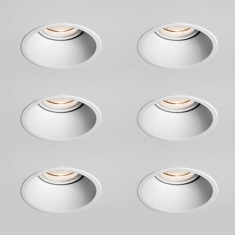 Image of Astro Minima Slimline Deep Recessed Fixed Downlight - Pack of 6
