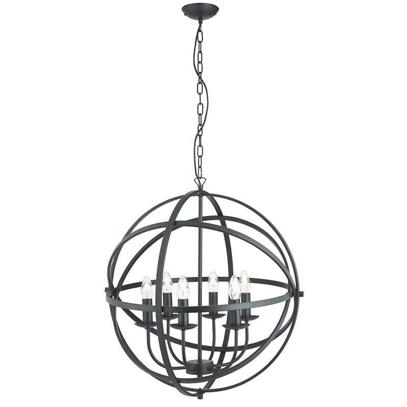 Image of Searchlight Orbit 6 Arm Ceiling Pendant Light