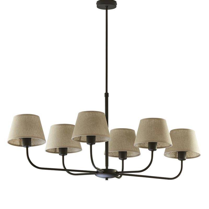 Image of Edit Cottage 6 Light Multi Arm Pendant Light