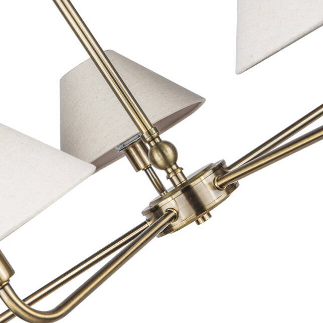 Image of Wisteria Margaret 5 Arm Ceiling Pendant Light