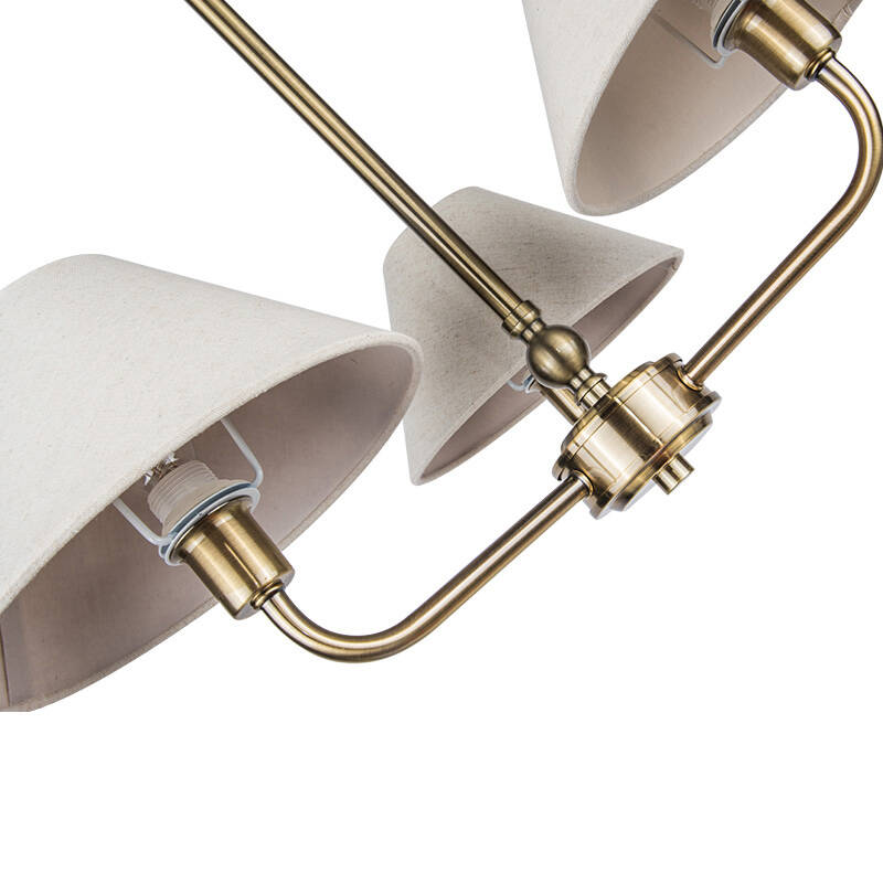 Image of Wisteria Margaret 3 Arm Ceiling Pendant Light