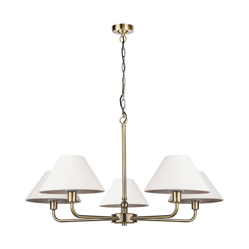 Image of Wisteria Margaret 5 Arm Ceiling Pendant Light