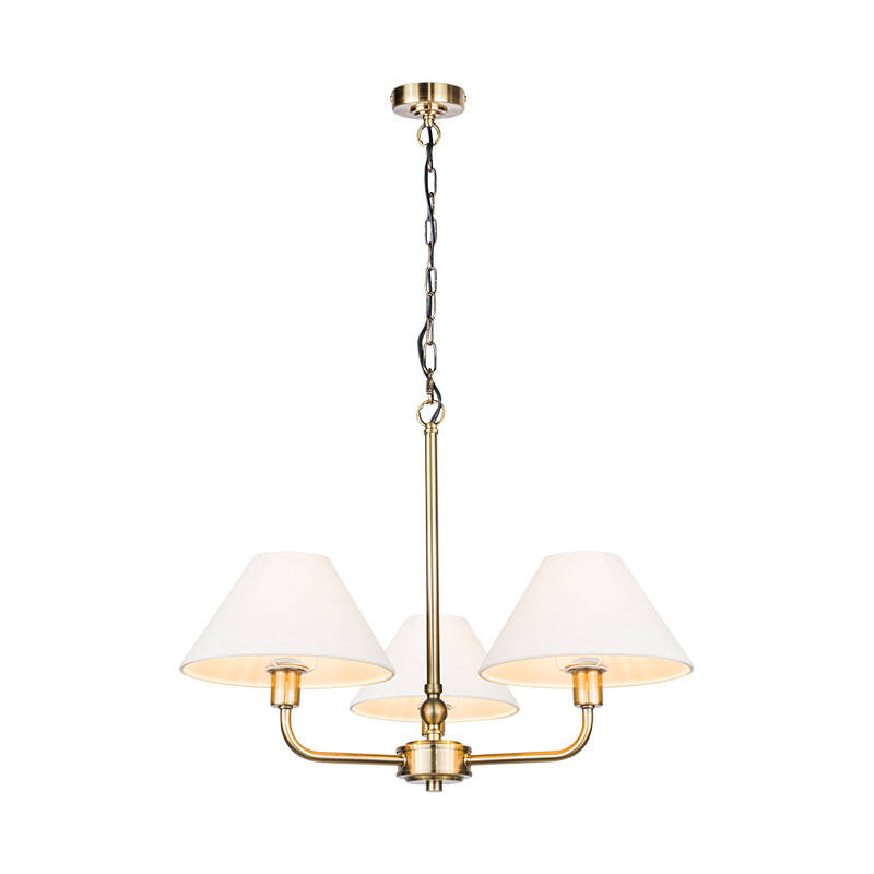 Image of Wisteria Margaret 3 Arm Ceiling Pendant Light
