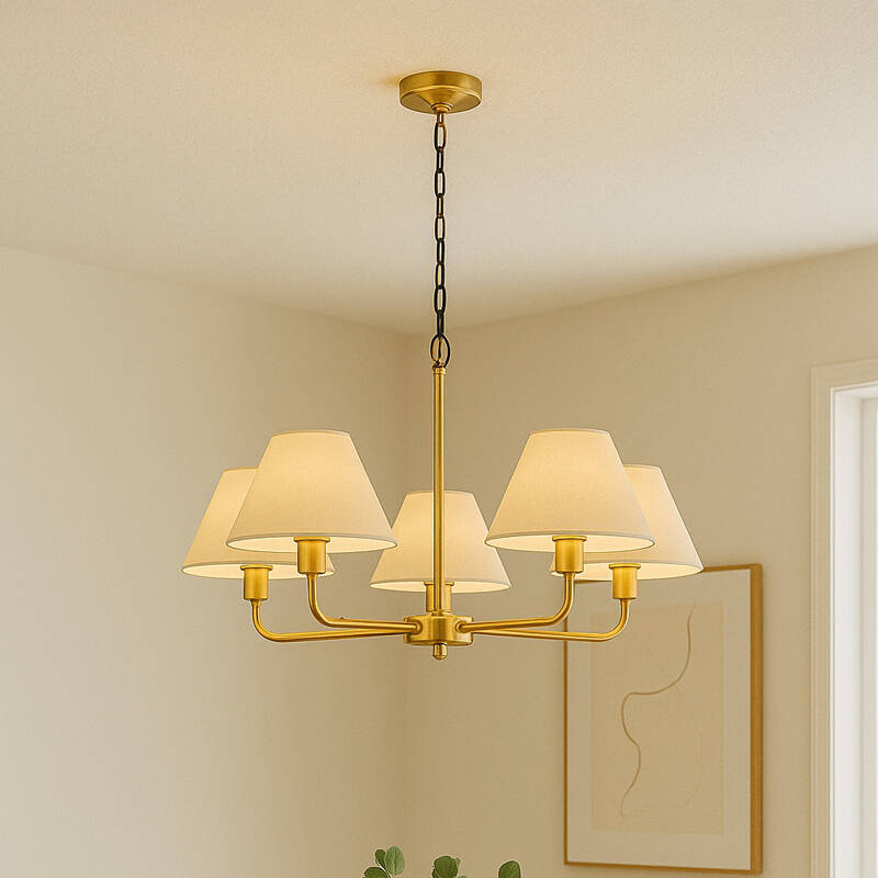 Image of Wisteria Margaret 5 Arm Ceiling Pendant Light