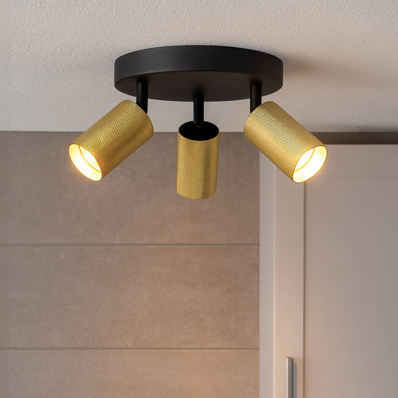 Image of Westport Moto Knurl 3 Light Spotlight Plate