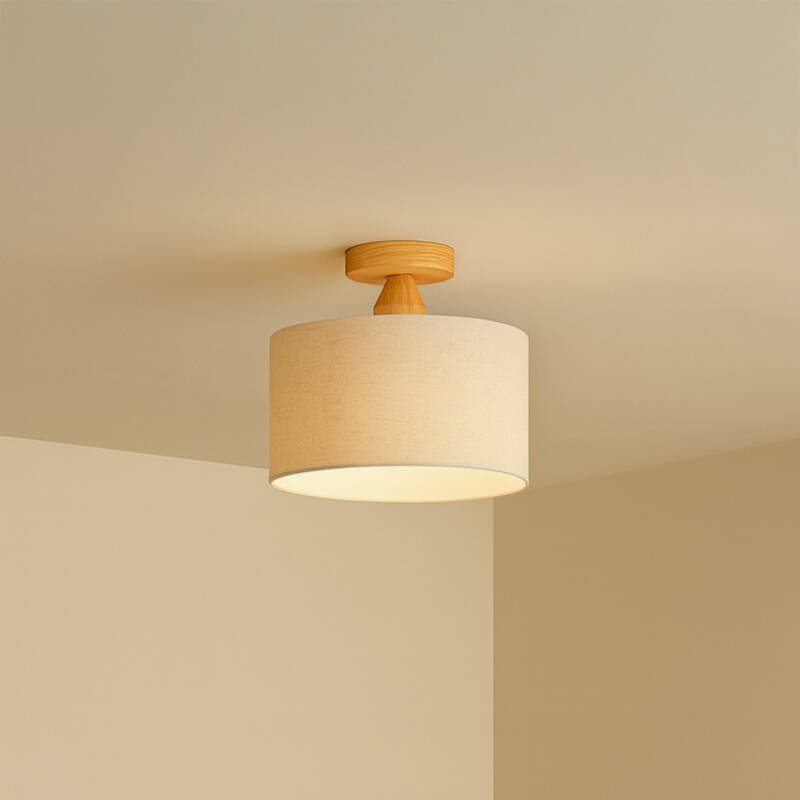 Image of Edit Rustic Semi-Flush Ceiling Light