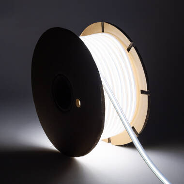50M IP65 220V Dimmable Daylight 5000K COB LED Autorectified Silicone Flex Strip Kit