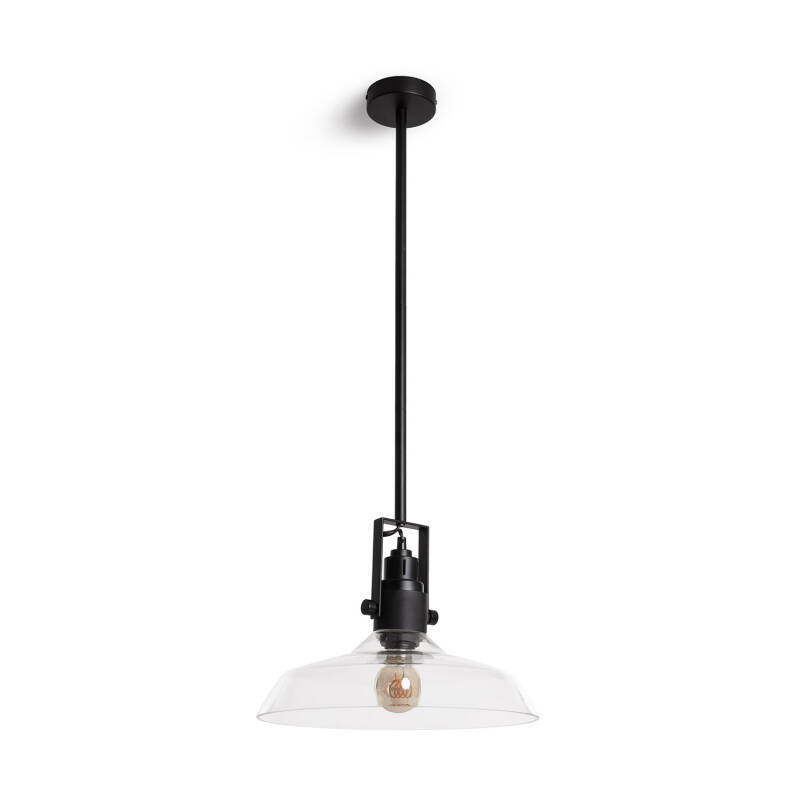 Image of Westport Bay Cross Knurl Glass Ceiling Pendant Light