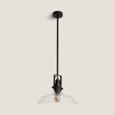 Image of Westport Bay Cross Knurl Glass Ceiling Pendant Light