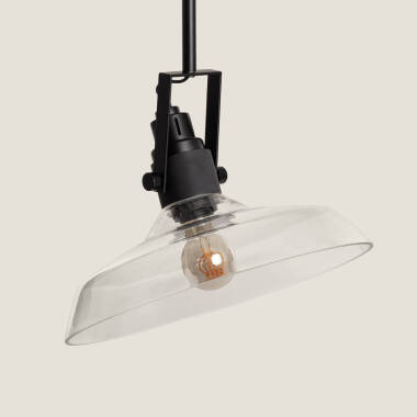Image of Westport Bay Cross Knurl Glass Ceiling Pendant Light