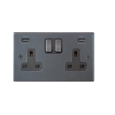 Edit Hartland UK Socket with USB A Charging Ports