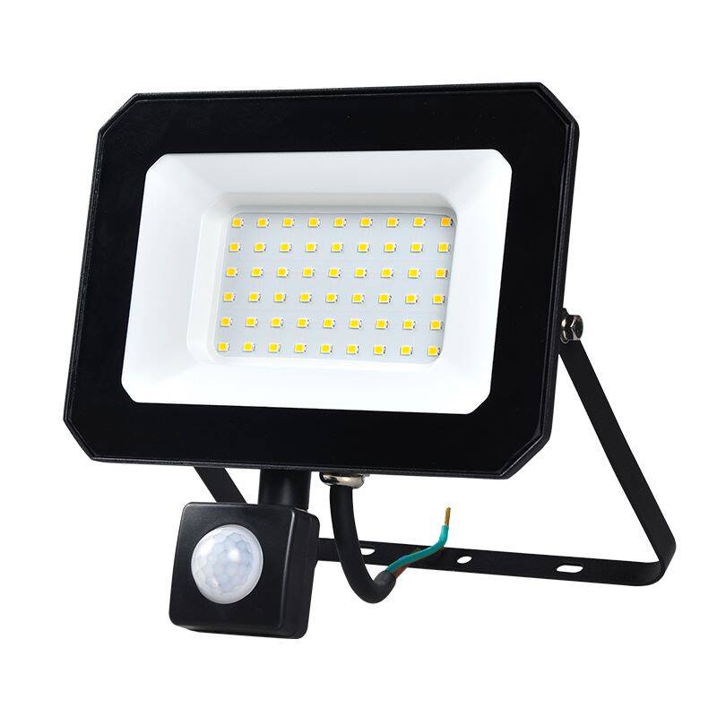 Image of Crompton Atlas Mini 3 50W 5000Lm Cool White LED IP65 Floodlight with PIR Movement Sensor