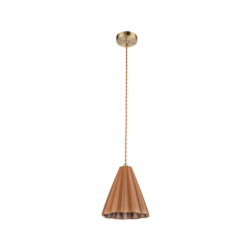 Image of Edit Iris Ceramic Ceiling Pendant Light