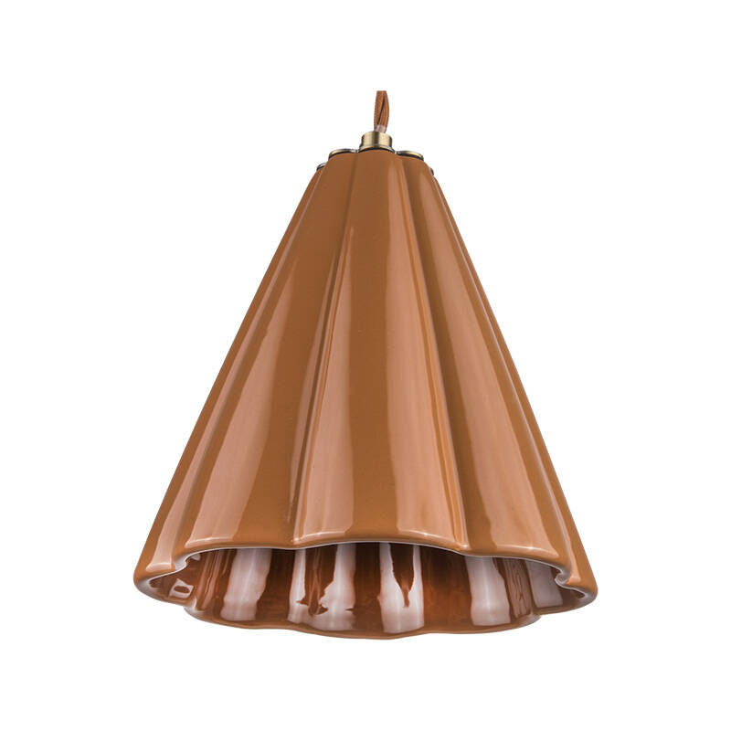 Image of Edit Iris Ceramic Ceiling Pendant Light