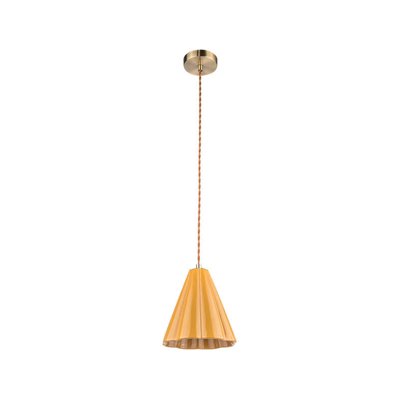 Image of Edit Iris Ceramic Ceiling Pendant Light