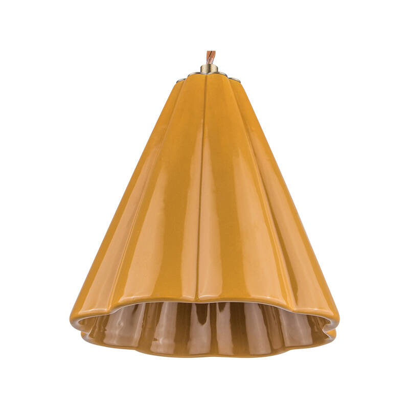 Image of Edit Iris Ceramic Ceiling Pendant Light