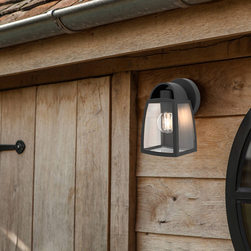Image of Lutec Kelsey 120 Outdoor Lantern Wall Light