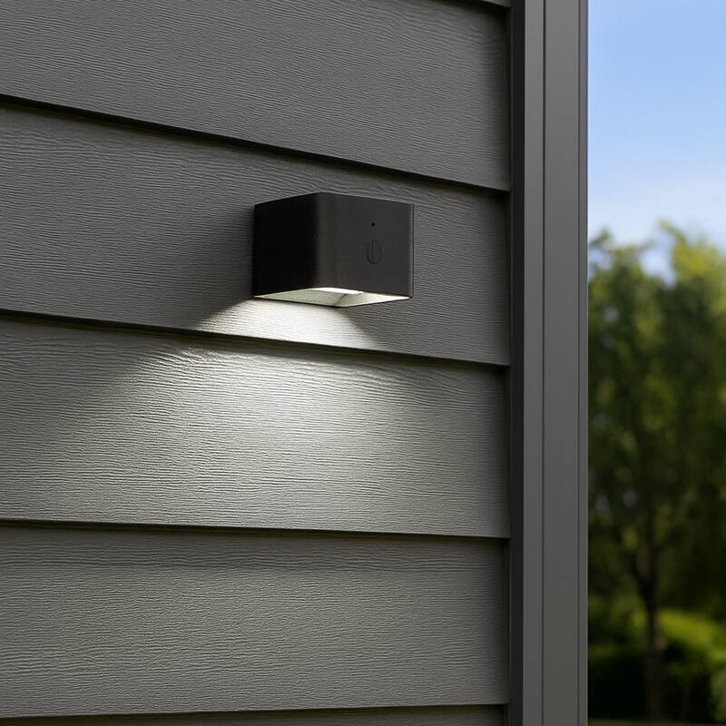 Image of Edit Lefkada USB Rechargeable Selectable LED Outdoor Wall Light with Remote Control