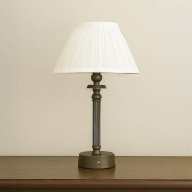 Image of Wisteria Edith USB Rechargeable LED Touch Table Lamp