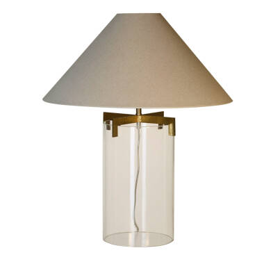 Image of Westport Hampton Tall Glass Table Lamp