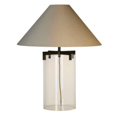 Image of Westport Hampton Tall Glass Table Lamp